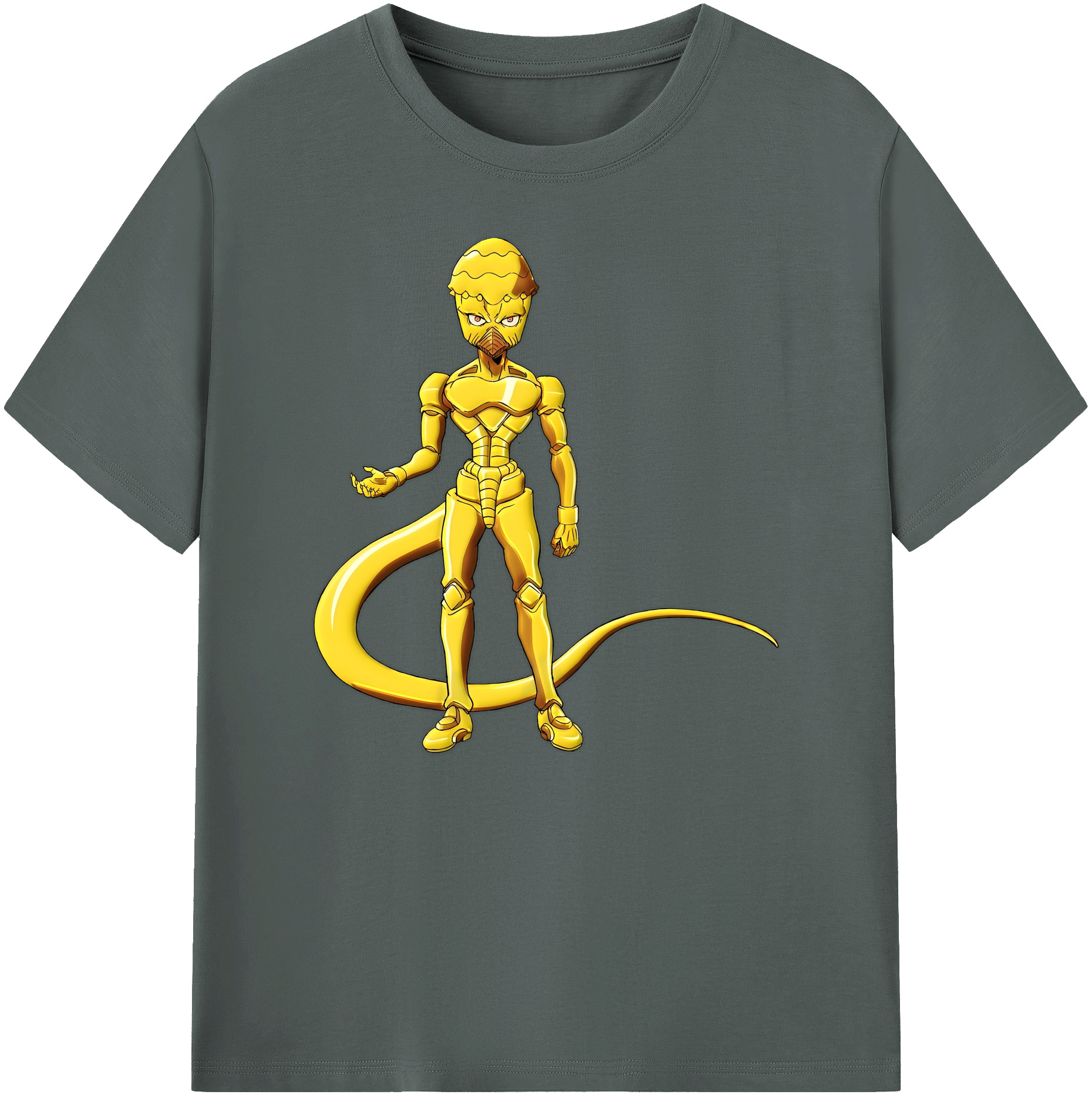 （画像用） ジョジョの奇妙な冒険 おといし あきら JoJo's Bizarre Adventure Akira Otoishi 綿100％ メンズ半袖Tシャツ｜肌触りやわらか＆通気性